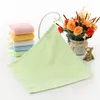 Face Towel Square Wiping Hands Plain Bamboo Fiber Small nursery school Wipe Hand Towels 25*25CM