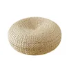 Round Room Floor Straw Mat Handmade Woven Yoga Seat Poduszka Dining Tatami Pad 211203