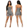 Damen Shorts One -Stücke von Schulter Overalls Jumpsuits Slim Slim Crop Top Playsuit Mode komfortable Clubwear Sexy Jumpsuit 9298266