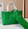 Luxe dames boodschappentassen handtas designer schoudertas mode klassiek geweven Tote handtassen van hoge kwaliteit