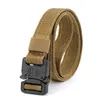 Armée SWAT Jungle War Combat Ceinture tactique Men039s PC Boucle magnétique à dégagement rapide 1200D Densité Nylon Ceinture de camouflage militaire9781313