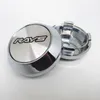 4pcs 64mm Rays Center Center Cap Hub Car Cover Cover Hubcaps Rims Japan Volk Emblem Badge Auto Styling Assories7182692