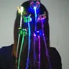 LED Flashing Hair Braid Glowing Luminescent Hairpin Novetly TOYS Ornament Girls Year Party Christmas Gift