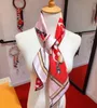 Silk Scarf Brand Square Fashion Women's Neckneck Headband Multi-Purpose Silk Scarves 90 * 90cm100% ren silke