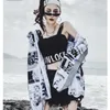 Sommer Hip Hop Jacke Mode Mit Kapuze Sonnenschutz Jacke Harajuku Street Dance Vintage Basic Mäntel 210531