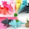 Pot de fleur d'animal de dinosaure en plastique pour Cactus plante succulente Pot bonsaï Pots conteneur jardinière décoration de jardin RRD13316