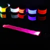 LED SLAP BAND Glödarmband Armband Glödande i de mörka blinkande armbandet Grow Brakelet Ruunning Gear