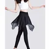 Kvinnor Oregelbundna Chiffon Kjol Extender A-Line Half Extended Skirt Shirt Extender 210309