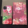 Étuis de téléphone de mode One Piece pour iPhone 13 pro max 12 11 X XR XSMAX couverture coque de fleur en cuir PU Samsung Galaxy S20 S20P S10P NO3374041