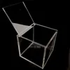 New Transparent Acrylic Storage Box Clear Square Cube Multipurpose Display Case Plexiglass Jewelry Gift Packaging Boxes 210315
