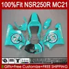 injection for honda nsr250r mc21 pgm3 nsr250 103hc.222 럭키 cyan nsr 250 r nsr 250r 90 91 1992 1993 NSR250RR 1990 1991 92 92 OEM 페어링