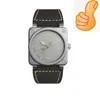 Высококачественные спортивные дизайнерские наручные часы 41 мм кварцевые часы часы часы кожаная группа оффшорные наручные часы подарок на день рождения классическая атмосфера хорошо