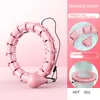 ABS Adjustable Fitness Hoops Waist Sports Detachable Massage Ring Gym Home Training Weight Loss Fitness Equipment