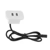 Möbler Hårdvara Double USB2.0 Outlet Extension Wires Kabel Inbäddad i Desk Bosa Bednon-Grounding 10W au Srandard Power Adapter Space-Saving USB Laddning HUB