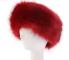 Fascia per capelli invernale in pelliccia sintetica da donna 7 colori Copricapo in peluche per avvolgere la testa di moda Coprire gli accessori per capelli Nave libera