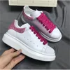 Casual Shoes Women Men Platform Real Leather Lace-up Oversized Sole Sneakers with