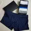 boxer da uomo Mutande 1 scatola = 3 pezzi Pantaloncini da uomo classici sexy Intimo Intimo traspirante Sport casual Confortevole boxer natalizio di taglia asiatica