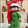 Berets Hats & Caps Hats, Scarves Gloves Fashion Aessories Adt Children Long Christmas Hat For Pluche Santa Cap Year Party Decoration Drop De