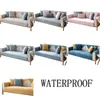 1PCS Waterproof Sofa Cushion Urine-proof Pet Couch Cover For Seasons Universal Non-slip Solid Color Covers Living Room 211116