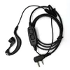 Écouteurs talkie-walkie en forme de G, casque d'écoute avec micro PTT pour Baofeng BF-UV3R BF-T1 BF-T6, Radio bidirectionnelle