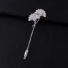 Mikro-inkrustowany klejnot Moda Ginkgo Leaf Men and Women High-End Crystal Pin Typ Elegancka Słodka Broszka