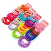 2cm Dzieci Dziewczyna Cukierki Kolor Mody Akcesoria Elastyczna Gumka Dla Dzieci Kolorowe Włosy Krawaty Ponytail Holder
