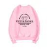 Outer Banks North Carolina Sweatshirt Pogue Life Sweats à capuche Outer Banks Paradise on Earth Sweat à capuche OBX Crewneck Sweatshirts Femmes Top 211109