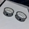 Mens Luxurys Designers Sieraden Designer Rings Engagements voor Vrouwen Love Ring Mannen Klassieke Skull Mode Ringen 925 Sterling Zilveren Ornamenten