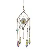 Chandelier Wind Chimes Garden Decoration Crystal Prisms Hanging Sun Catcher Pendant Patio Windown Indoor Outdoor Decor Rainbow Mak5098021