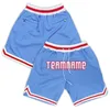 Ginásio Roupas Costume Basquete Shorts Stitch Nome / Número Calças Exterior Executando Sports Fitness Sweatpants