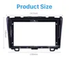 Auto Radio Frame voor 9 inch 2008 2009 2010 2011 HONDA CRV OEM Stijl Fascia Panel Trim Frame Installatie Kit