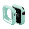 Färgstark klockskydd för Watch Series 1 2 3 4 5 Soft TPU Silicone Case för IWATCH 38mm 40mm 42mm 44mm Skärmskyddsram