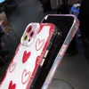 Soft love Transparent heart Phone cases for iPhone 11 12 13 Pro Max XS X XR 7 8 Plus SE shock resistant cover case
