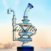 Beaker Base Dab Rig Hookahs Fab Egg Smoke Wasserpfeife Dickglas Wasserbongs klein Recycler Oil Bong With 14mm banger