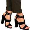 2021 Sexy Wildleder Frauen Sandalen Hohe Dünne Fersen Spitz Gladiator Verband Kreuz Gebunden Sommer Party Femme Schuhe Prom Schuhe 9 cm X0526