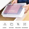 Thicken A4 Transparent File Storage Box Clear Plastic Family Document Cases Desk Paper Organizers Finishing Office Supplies 210315