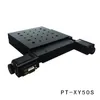 PT-XY50 الدقة المرحلة الترجمة الكهربائية مرحلة XY، منصة مايكرو، أقصى سرعة 6 مم / ثانية السكتة الدماغية 50 مم
