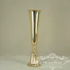 Party Decoration 10PCS Elegant Wedding Flower Vase Gold Centerpiece Vases Trumpet Arrangements