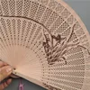 Ev Dekorasyon El Yapımı Antik Zanaat Fan Vintage Hollow Tütsü Ahşap Bayan Katlanır Hayranları Çin Tarzı Oyma Baskı Parti Hediye