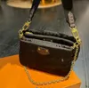 Frauen 3 teile/satz Modedesigner Nylon Taschen Multi Accessoires Pochette Geldbörsen Brieftasche 2022 Kupplung Umhängetasche Totes Messenger Cross Body