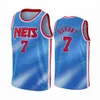 Kevin 7 Durant 11 Kyrie Men 's Irving Jersey 72 블랙 # Biggie Basketball 유니폼 New Embroidery Logos Brookiyn 2021 도시 새로운