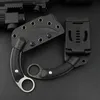 Kalinou Karambit Claw Fixed Blade Kniv Claw Kramit Tactical Knives 440c Stone Wash Blade Steel Handle Fixed Blade