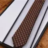 Boutique sidenslips för män 7,5 cm smal sidenslips garnfärgad mönstrad slips presentförpackning