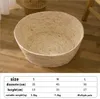 Cat Beds & Furniture 2021 Pet Dogs Bed Hand Woven Rattan Soft Round Basket Nest Breathable Mat Sleeping Cool Summer Sofa