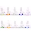 Wholease smoking Accessories 14 mm and 18.8 mm male joint of water color glass bowls Bongs oil rigs