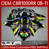 Molde de Injeção para Honda Body CBR1000 CBR 1000 RR CC 08-11 Bodywork 60No.19 cbr 1000rr 1000CC CBR1000RR 08 09 10 11 CBR-1000 2009 2011 2011 2011 OEM Fairing Graffiti Novo