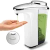 Distributeur de savon automatique pompe à capteur compact contrôle du volume de distribution réglable à piles 17 oz/500 ml pour la cuisine, 211206