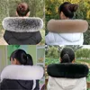 Luxury Winter 100 Real Fox Pun Collar Scarves For Women Coat Hood Warm rakt rak krage halsduk Trim Stig päls sjal H09236792788