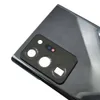Cubierta de cristal de la carcasa trasera de la puerta de la batería para Samsung Note 20 Ultra con pegatina adhesiva para lente de cámara