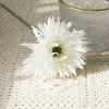 Ghirlande di fiori decorativi 1Pc 1 Testa Gerbera artificiale Margherita Rosa Fiore finto di seta per regali artigianali fai da te Casa Sposa Giardino Matrimonio Natale De